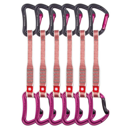 Набір відтяжок Ocún Raven Qd Zoom 20 Cm 6-Pack рожевий Pink