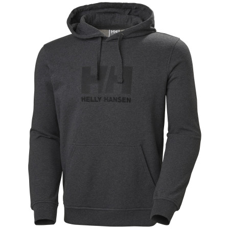 Чоловіча толстовка Helly Hansen Hh Logo Hoodie сірий Ebony Melange