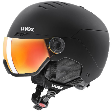 Гірськолижний шолом Uvex Wanted Visor чорний