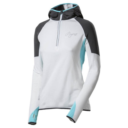 Жіноча толстовка Progress Victoria 23PK білий White/Gray/StModrá