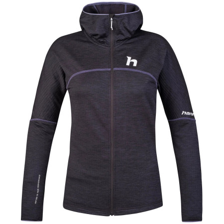 Жіноча толстовка Hannah Meda Hoody сірий/фіолетовий anthracite mel