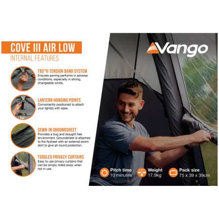Приставний намет Vango Cove III Air Mid