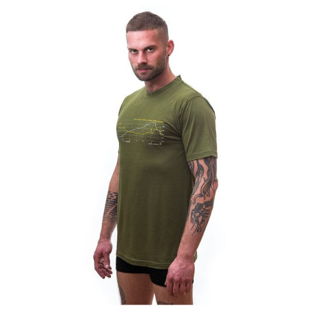 Чоловіча футболка Sensor Merino Wool Active PT Track (short sleeve)