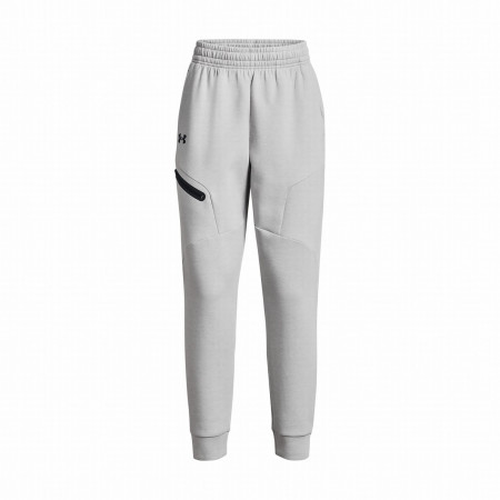 Жіночі спортивні штани Under Armour Unstoppable Flc Jogger світло-сірий ModGray/Black