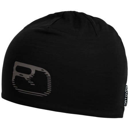Шапка Ortovox 120 Cool Tec Logo чорний Black Raven