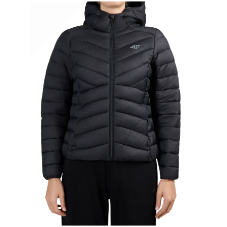 Жіноча зимова куртка 4F Down Jacket F0924 чорний Deep Black