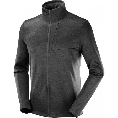 Чоловіча толстовка Salomon Essential Lightwarm Heather чорний