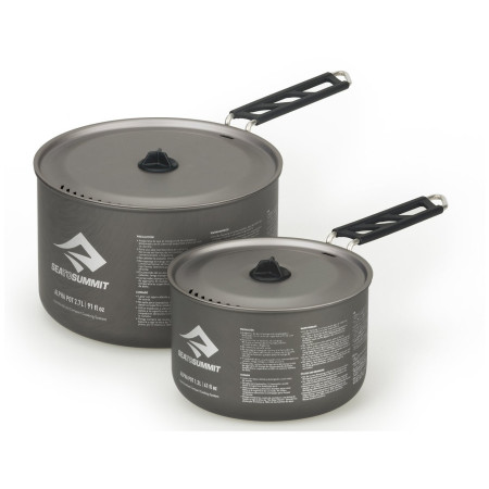 Набір горщиків Sea to Summit Alpha Pot Set 2.0 сірий