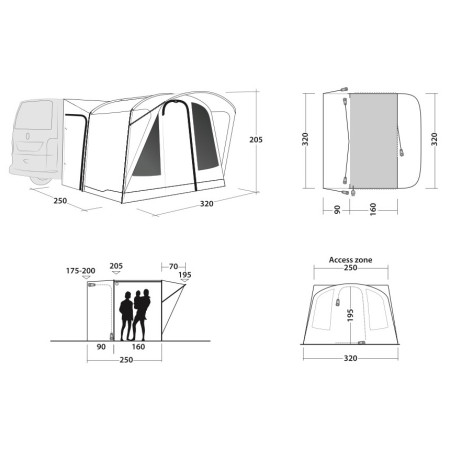 Автонамет Outwell Fresno