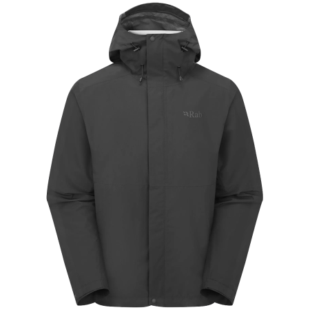 Чоловіча куртка Rab Downpour Jacket чорний