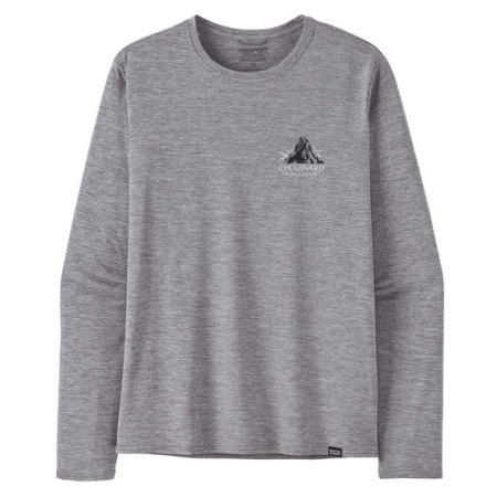 Чоловіча футболка Patagonia M's L/S Cap Cool Daily Graphic Shirt - Lands