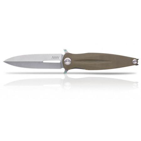 Ніж Acta non verba Z400 Stonewash/G10/Liner Lock зелений Olive