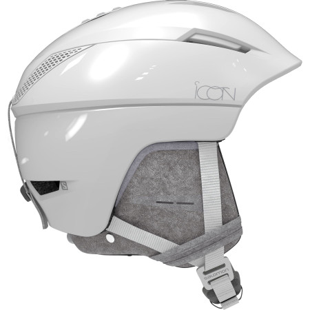 Dámská lyžařská přilba Salomon Icon² C. Air bílá White Glossy Premium