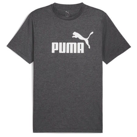 Чоловіча футболка Puma Ess No. 1 Logo Heather Tee чорний PUMA Black