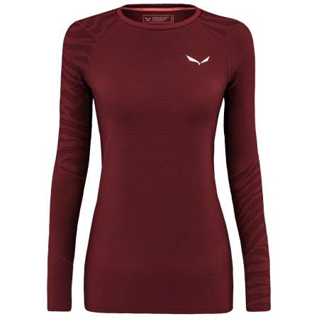 Жіноча футболка Salewa Cristallo Warm Amr W L/S Tee.