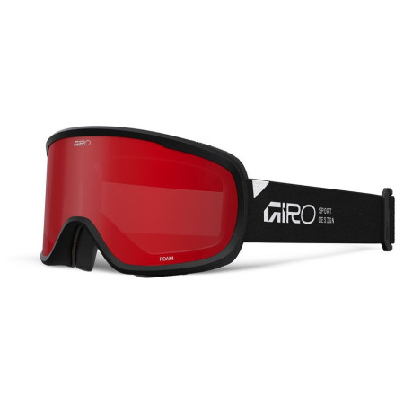 Лижна маска Giro Roam Black Stacked-Amber Scarlet/Yellow (2skla) чорний Black Stacked-Amber Scarlet/Yellow