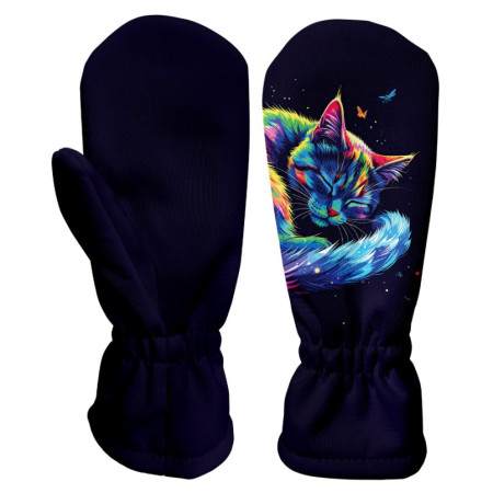 Дитячі софтшелові рукавички WAMU Dark Purple