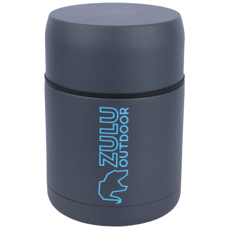 Термос для їжі Zulu Foodie 0,7l сірий/синій grey/blue