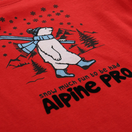 Дитяча футболка Alpine Pro Ecco 2 Red