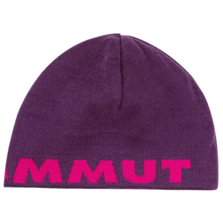 Шапка Mammut Logo Beanie рожевий/фіолетовий