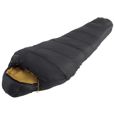 Спальний мішок Easy Camp Falcon IV Mummy -9°C чорний/жовтий