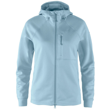 Жіноча куртка Fjällräven Abisko Grid Fleece Hoodie W блакитний Breeze Blue