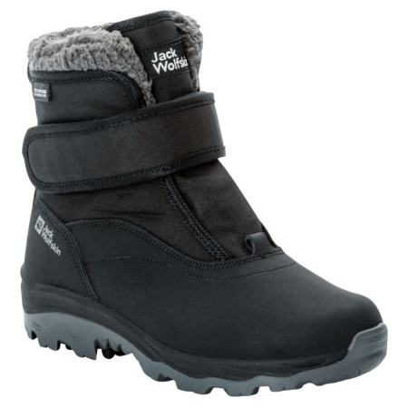 Дитячі зимові черевики Jack Wolfskin Vojo Shell Texapore Mid Vc K чорний phantom