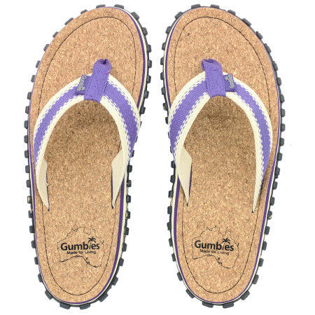 В'єтнамки Gumbies Corker Natural Cork - Purple