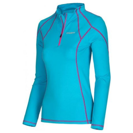 Футболка Husky T-EB Long Sleeve Zip L синій