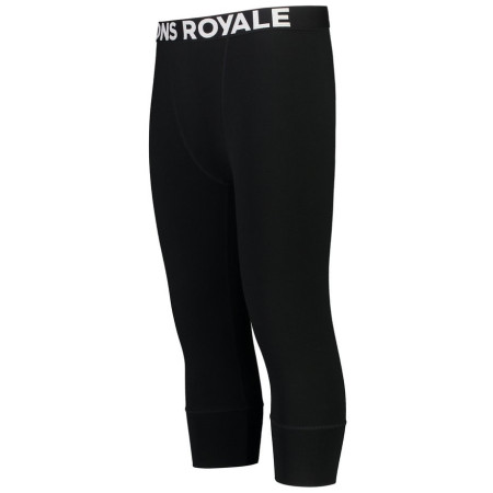 Чоловічі термоштани Mons Royale Cascade Merino Flex 200 3/4 Legging чорний