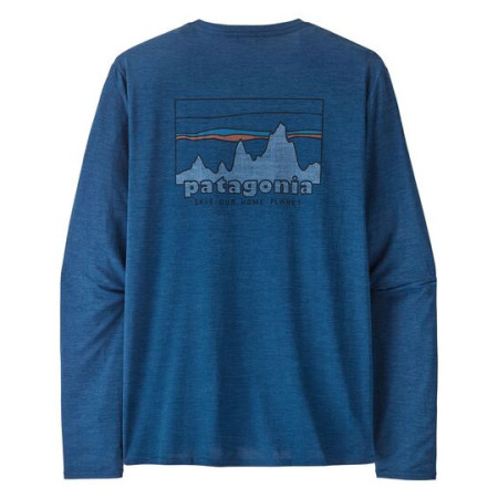 Чоловіча футболка Patagonia M's L/S Cap Cool Daily Graphic Shirt