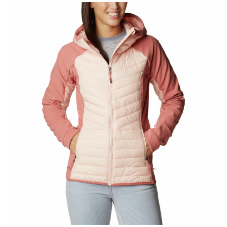 Жіноча зимова куртка Columbia Powder Lite™ Hybrid Hooded Jacket рожевий