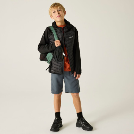 Дитяча куртка Regatta Junior Andreson Hybrid Black/Sealgr
