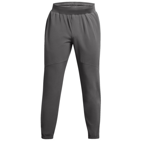 Чоловічі спортивні штани Under Armour Stretch Woven Joggers сірий Castlerock/Black