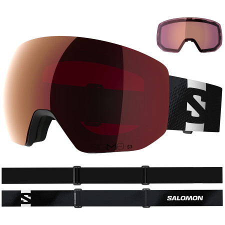 Лижна маска Salomon Radium Pro S Sigma + 1 Lens чорний Black