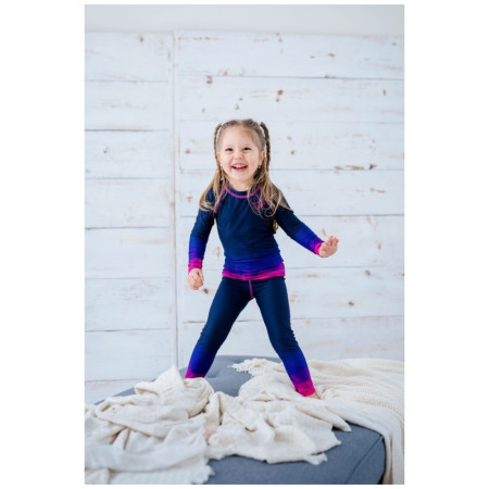 Дитяча функціональна футболка WAMU Mozaika purple