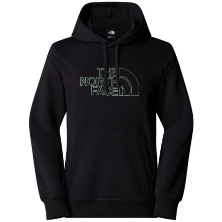 Чоловіча толстовка The North Face Drew Peak Light Hoodie чорний/зелений Tnf Black/Duck Green