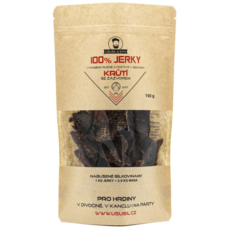 Jerky Usušil & Syn Індичка з імбирем 150 г коричневий