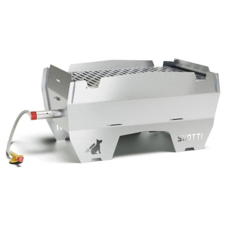 Складаний гриль SKOTTI Original Grill срібний ocelová