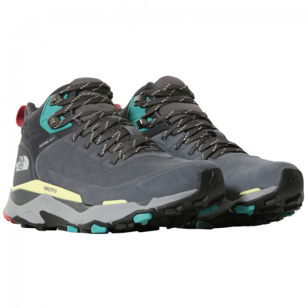 Жіночі черевики The North Face Vectiv Exploris Mid Futurelight Lthr сірий/синій