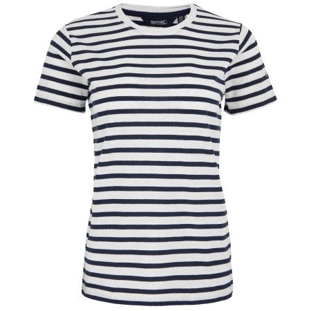 Жіноча футболка Regatta Bayletta SS Tee білий/синій Wht/NvyStrpe