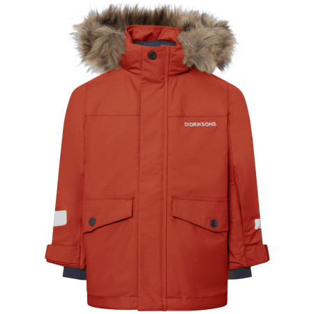 Дитяча зимова куртка Didriksons Bjärven Kids Parka 5 Rust помаранчевий Rust