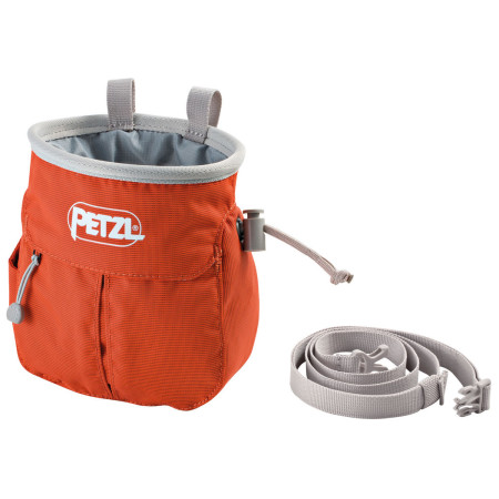 Pytlík na magnézium Petzl Sakapoche červená Red