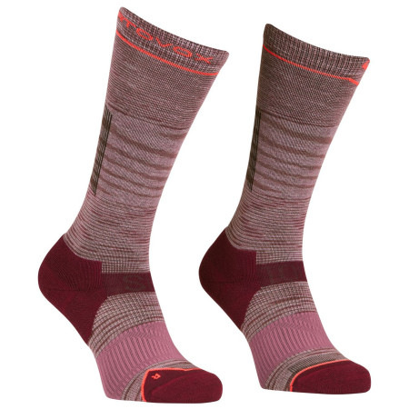 Жіночі шкарпетки Ortovox Ski Tour Lt Comp Long Socks W рожевий mountain rose blend