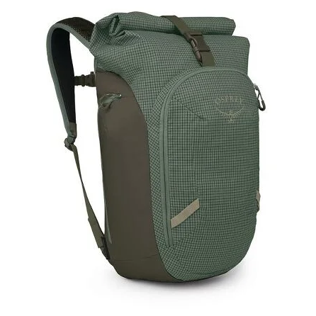 Міський рюкзак Osprey Transporter Roll Top Pack зелений pine leaf/earl grey