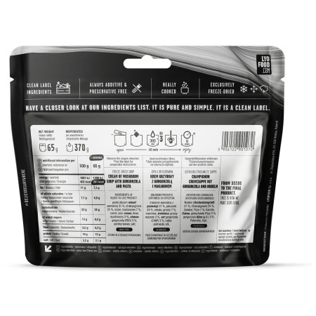 Дегідрована їжа Lyo food Creamy Mushroom Soup