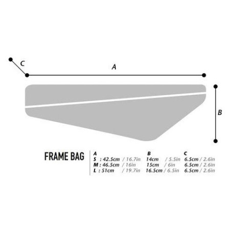 Сумка на раму WOHO X-TOURING Diamond CyberCam černá S