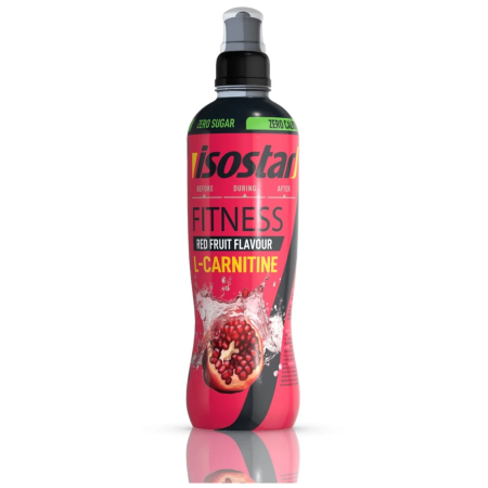Фітнес-напій Isostar PET L-Carnitine CAP 500ml Red fruits