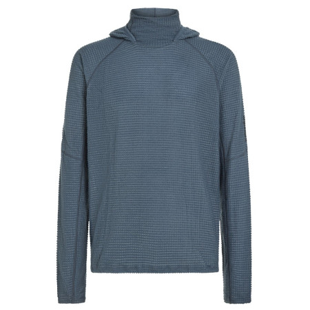 Чоловіча толстовка Icebreaker Men Mer 400 RealFleece Grid Pulover Hood синій/сірий Abyss