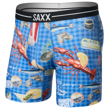 Боксерки Saxx Volt Breathable Mesh Boxer Brief синій low life picnic-blue